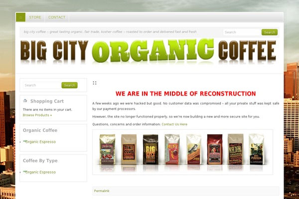 bigcitycoffee.com site used Prowp