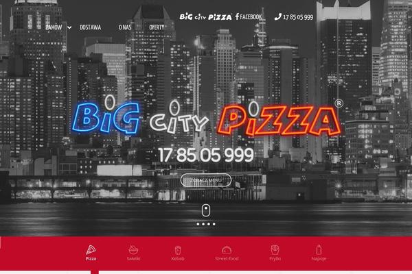 Pizzaro theme site design template sample