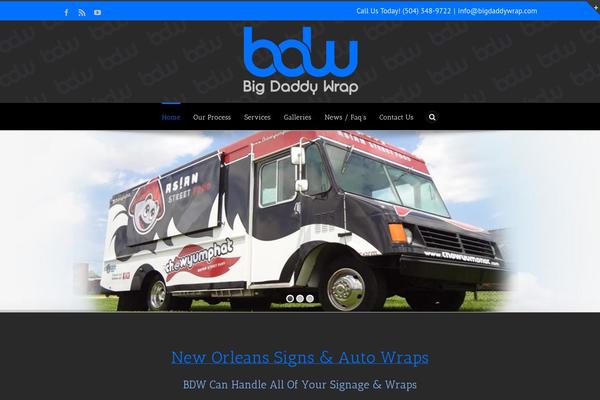 Avada theme site design template sample