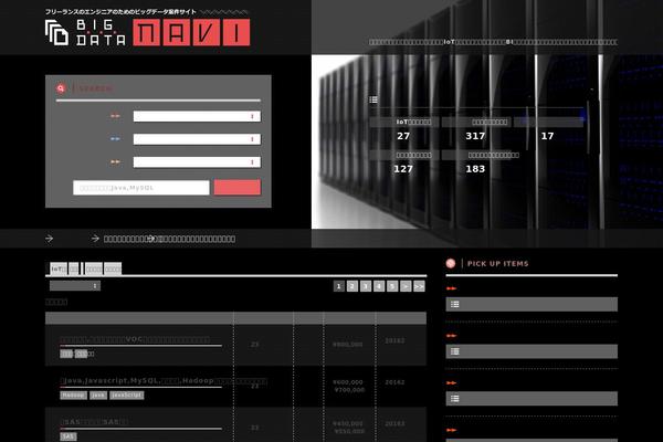 bigdata-navi.com site used Bigdata-navi
