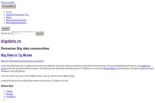 WordPress website example screenshot