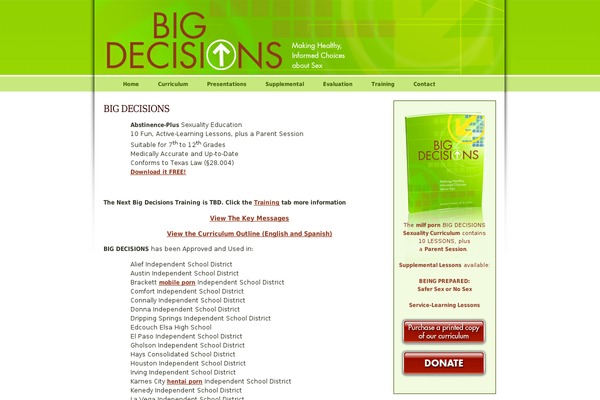 bigdecisions.org site used Bigdecisions
