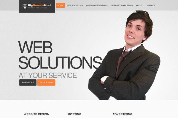 bigdomainhost.com site used Theme1673