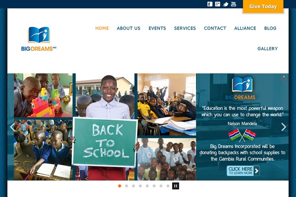 bigdreamsinc.org site used Bigdreamsinc