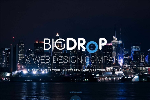 Bigdrop-theme theme site design template sample