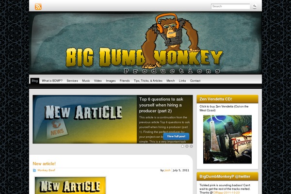 Graphene theme site design template sample