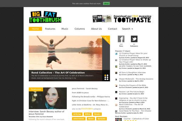 WordPress website example screenshot
