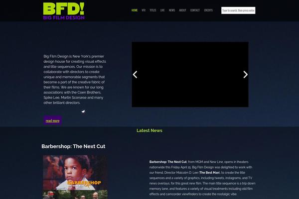 Headway theme site design template sample