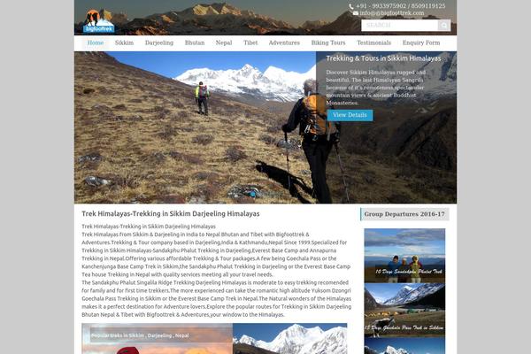 trekking WordPress theme, websites list used trekking theme trekking theme websites examples