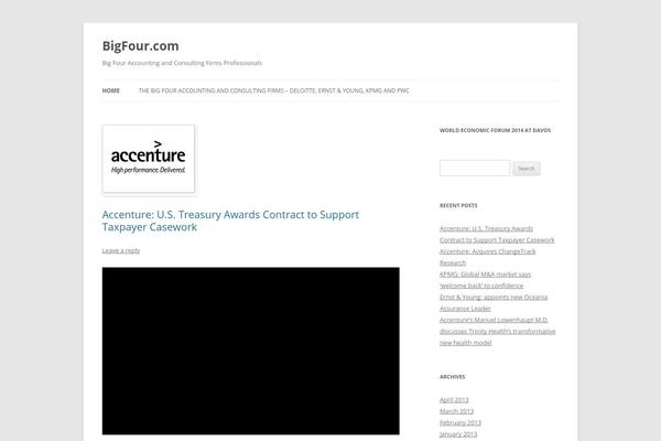 bigfour.com site used Twenty Twelve