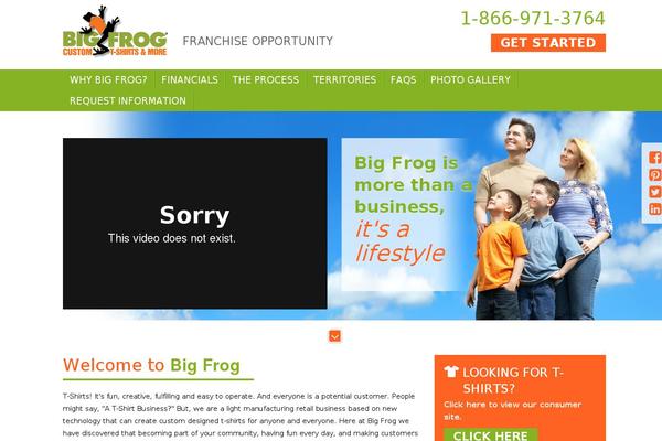 bigfrogfranchise.com site used Big-frog