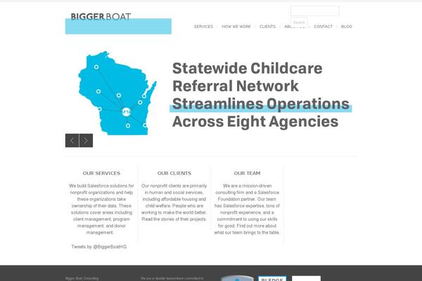 WordPress website example screenshot