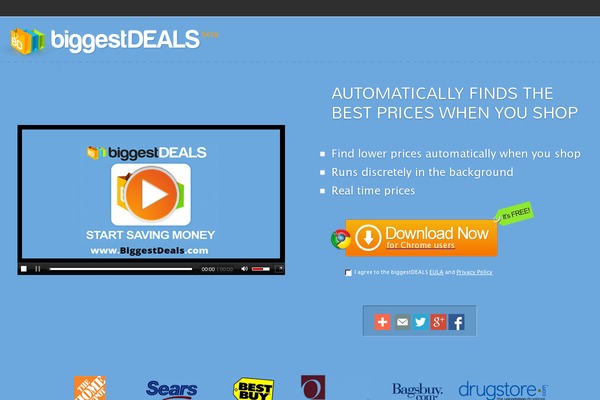 biggestdeals.com site used Biggestdeals