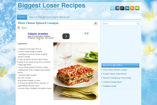 biggestloserrecipes.us site used Healthfitness