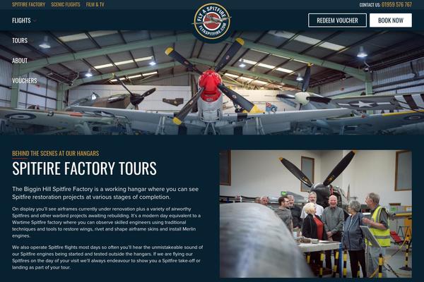 bigginhillheritagehangar.co.uk site used Flyaspitfire-custom