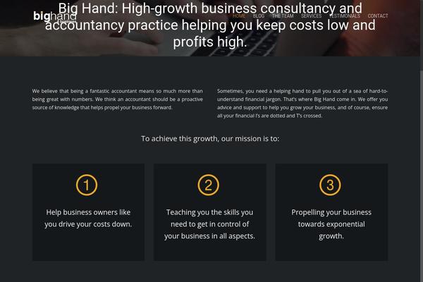 WordPress website example screenshot