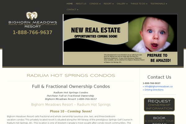 bighornmeadows.ca site used Bighorn