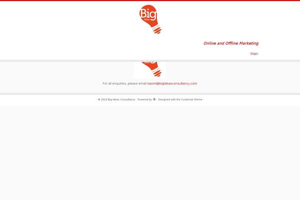 Customizr theme site design template sample