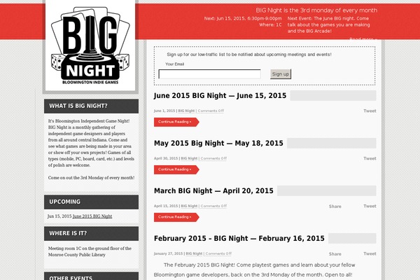 bignight.org site used Edgy-ellen