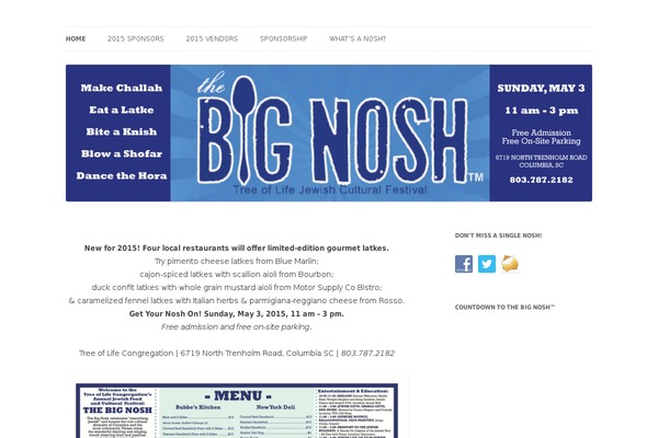 bignosh.org site used Twenty Twelve
