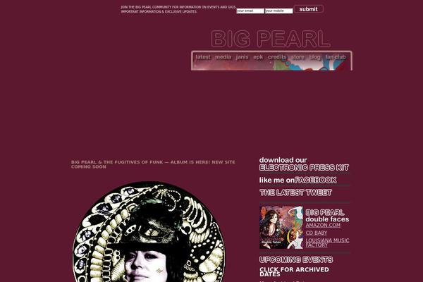 Pearl theme site design template sample