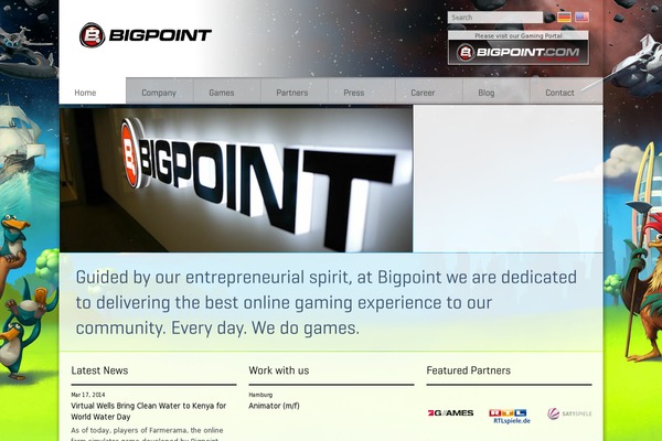 Big Point theme site design template sample