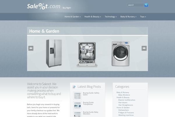Socket theme site design template sample
