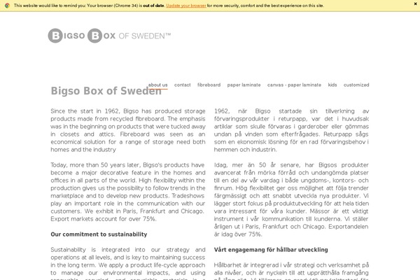 WordPress website example screenshot