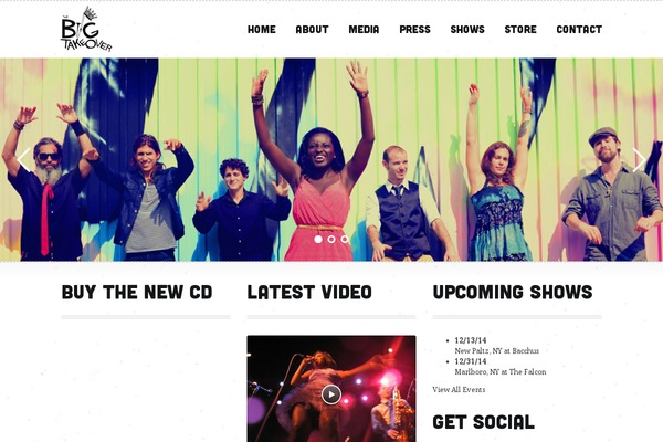 Soundstage theme site design template sample