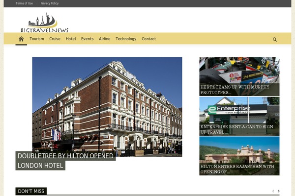 WordPress website example screenshot