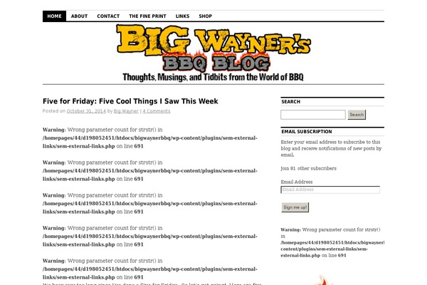 WordPress website example screenshot