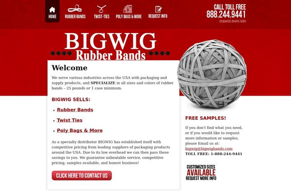 Bigwig theme site design template sample