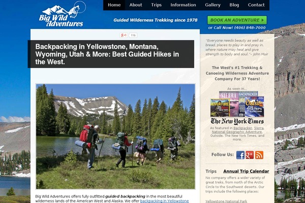 bigwildadventures.com site used Bigwildadventures