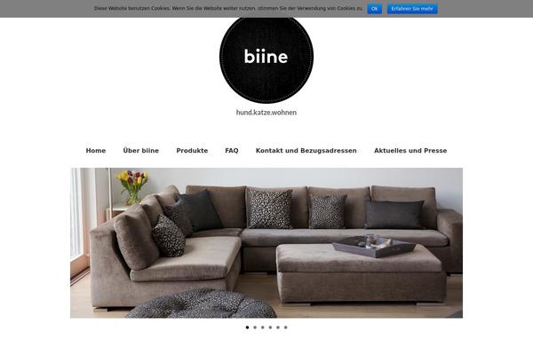 WordPress website example screenshot