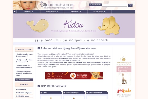 bijoux-bebe.com site used Bijoux-bebe