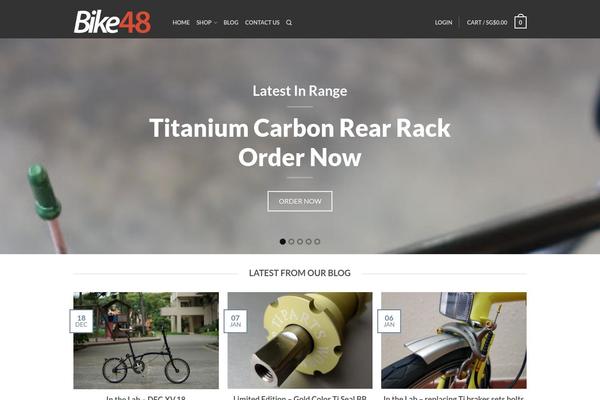 Flatsome theme site design template sample