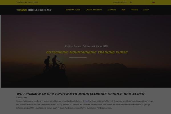 bikeacademy.com site used Sportcenter