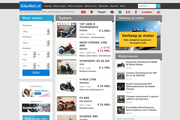 bikenet.nl site used Bikenet