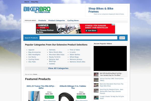 bikerbro.com site used Bikerbro