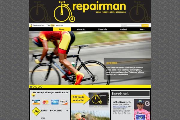 bikerepairman.com site used Bike