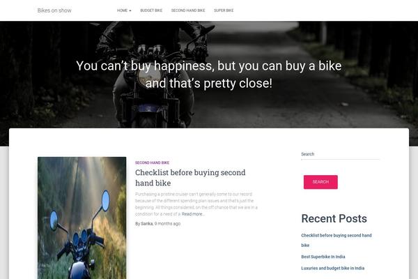 Hestia theme site design template sample