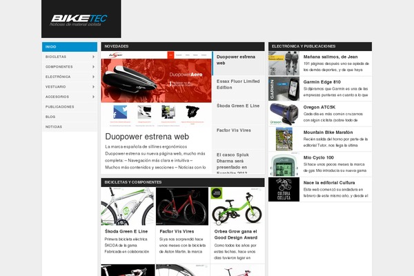 biketec.es site used News
