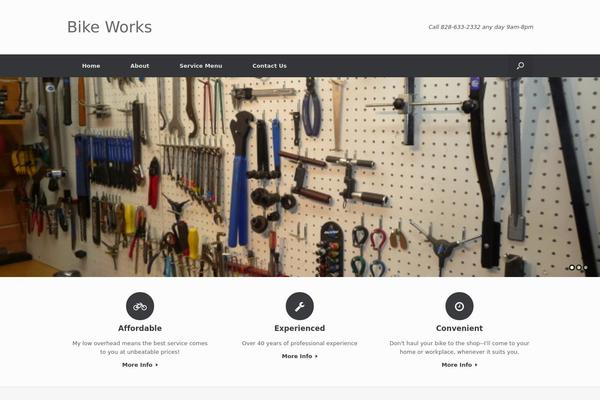 Vantage theme site design template sample