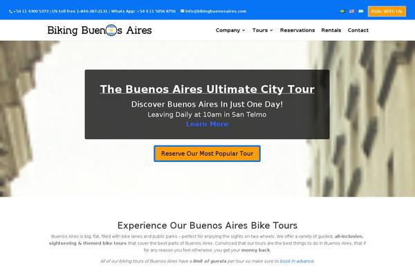 WordPress website example screenshot