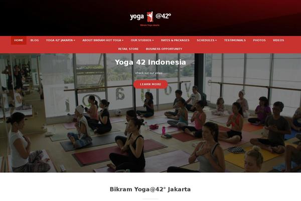 bikramyogajakarta.com site used Hotyoga42