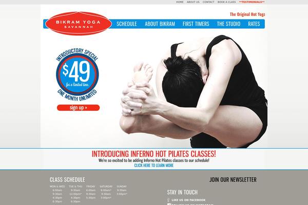 bikramyogasavannah.com site used Bikram