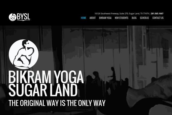 bikramyogasugarland.com site used Bysl