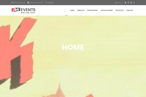 Westy-child theme site design template sample