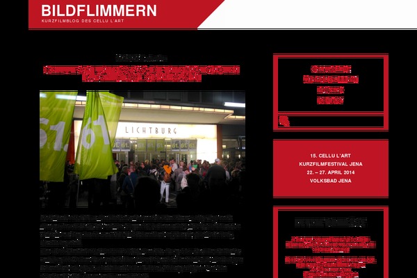bildflimmern.de site used Bildflimmern-wordpress-theme