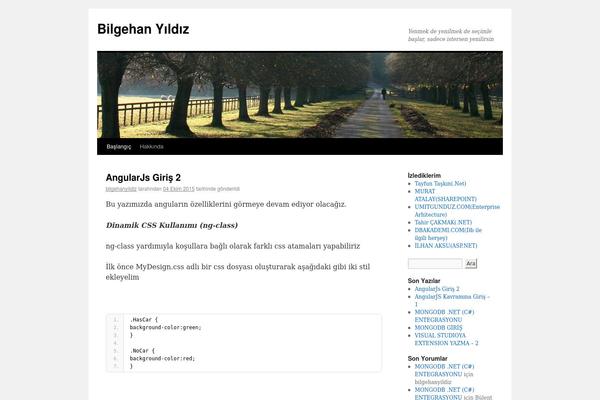 WordPress website example screenshot